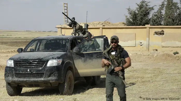 Syrien Provinz Rakka US-Soldaten Spezialkräfte YPG-Allianz