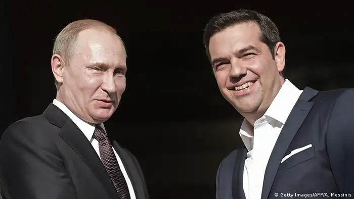 Griechenland Athen Vladimir Putin und Alexis Tsipras