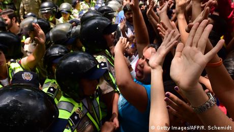 Venezuela Proteste von Studenten