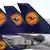 Lufthansa plane tails