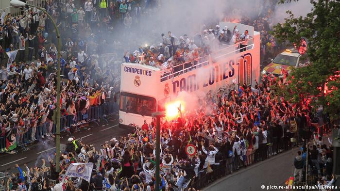 UEFA Champions League Real Madrid Siegesfeier
