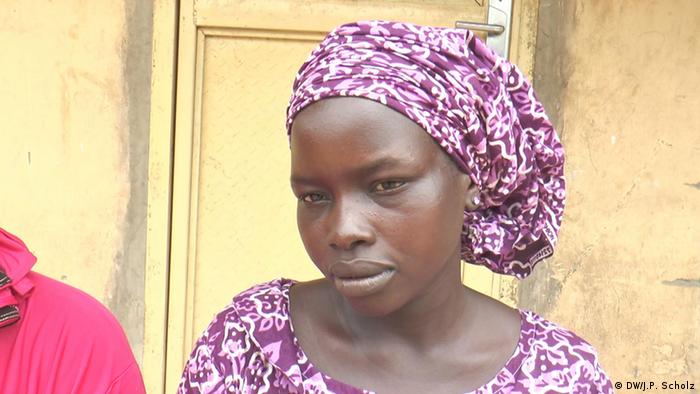 Christina Ijabla, entkommene Boko Haram-Geisel (Foto: DW/J.P. Scholz)
