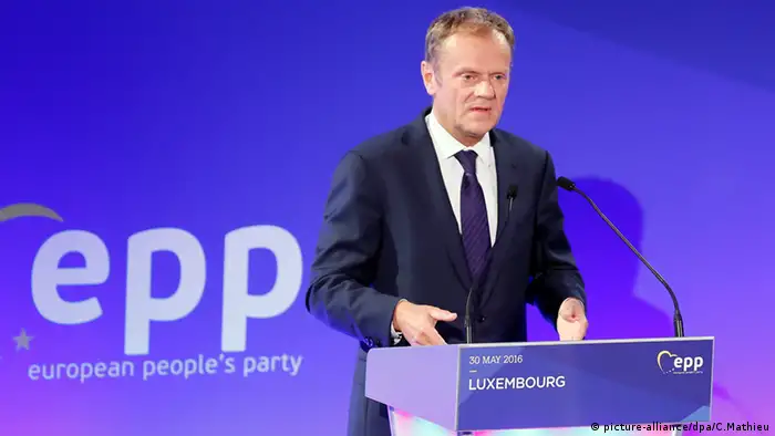 Donald Tusk EPP Luxemburg (picture-alliance/dpa/C.Mathieu)