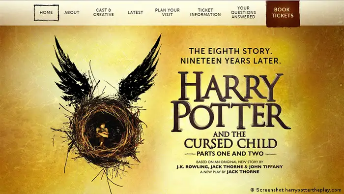 Screenshot Harry Potter Theaterstück (foto: Screenshot harrypottertheplay.com)