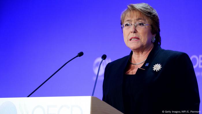Frankreich Paris Michelle Bachelet 