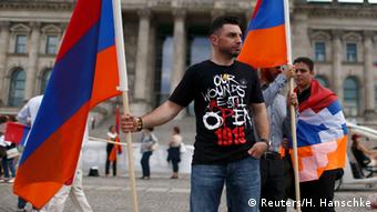 Armenian protester