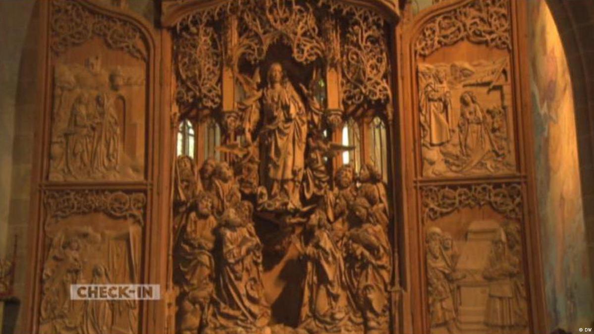 The Virgin Mary's altar in Creglingen