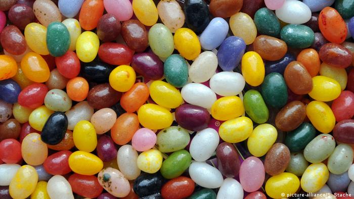 A pile of colorful jelly beans