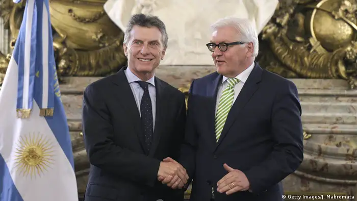 Frank-Walter Steinmeier Buenos Aires Argentinien Mauricio Macri 