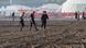 Visitors evacuate the festival grounds at Rock am Ring in Mendig, Germany Visitors evacuate the festival grounds at Rock am Ring in Mendig, Germany
