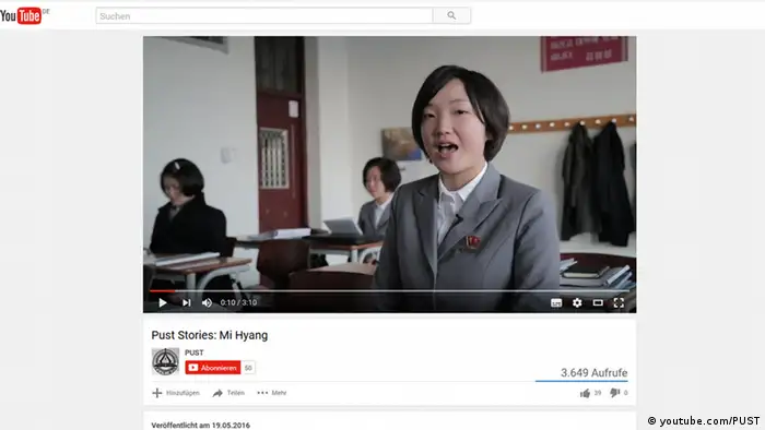 Screenshot Youtube-Video der PUST-Universität in Pjöngjang, Nord-Korea