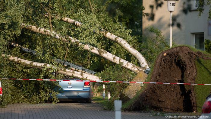 Deutschland Unwetter Schäden in Hamburg