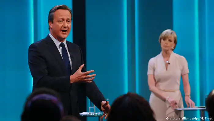 England TV Debatte Cameron und Farage