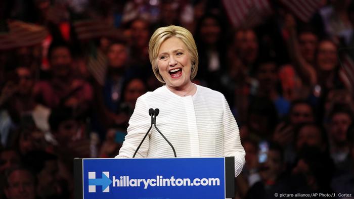 USA Präsidentschaftskandidatin Hillary Clinton