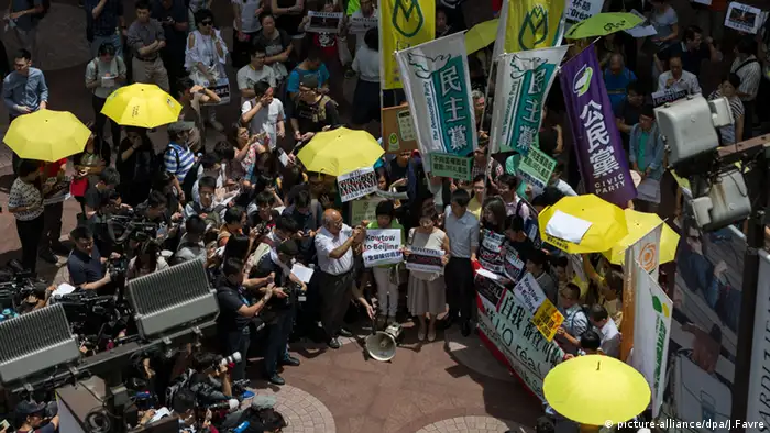 Hongkong Lancome Protest Zensur Politik