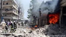 تجدد القصف على حلب واستهداف أكبر مستشفى بها