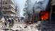Syrien Aleppo Luftangriff auf Krankenhaus Feuerwehr Syrien Aleppo Luftangriff auf Krankenhaus Feuerwehr