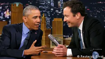 USA Barack Obama und Jimmy Fallon