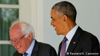 USA, Barack Obama trifft Bernie Sanders