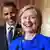US-Präsident Barack Obama mit Ex-Außenministerin Hillary Clinton (foto: picture-alliance/dpa/R. Sachs)