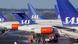 SAS planes on the runway SAS planes on the runway