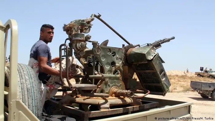 Libyen Sirte Streitkräfte der Regierung