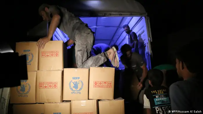 Syrien Damsakus UN Hilfslieferung (WFP/Hussam Al Saleh)