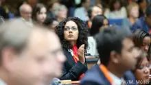 Audience of a media conference