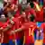 EURO 2016 Spanien vs Tschechien Tor Pique Jubel