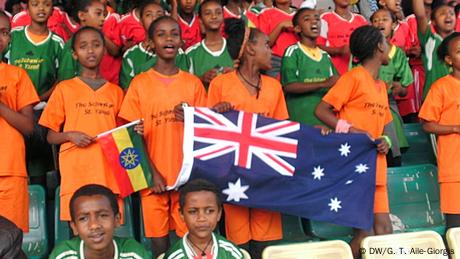 Äthiopien Addis Abeba Fußballturnier der Botschaften