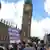 Großbritannien Protest Nigel Farage - pro Brexit