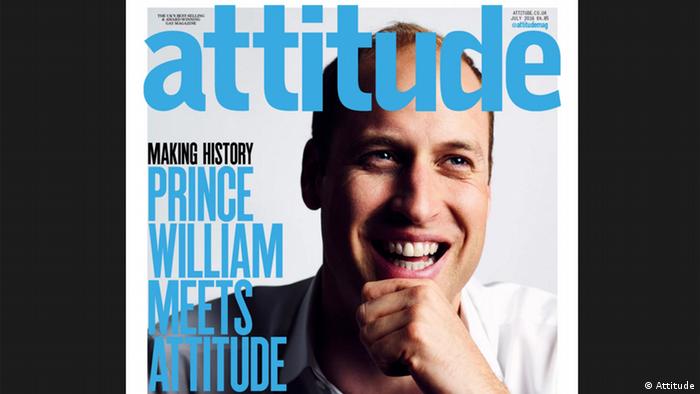 Príncipe Guillermo posa contra la homofobia en revista gay | Europa | DW |  