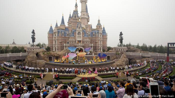 Parque temático Disney en Shangai.