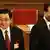 Devlet Başkanı Hu Jintao (solda) ve Başbakan Wen Jiabao birlikte görülüyor
