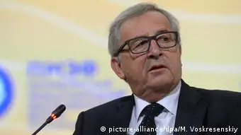 Russland St. Petersburg Jean-Claude Juncker auf Wirtschaftsforum