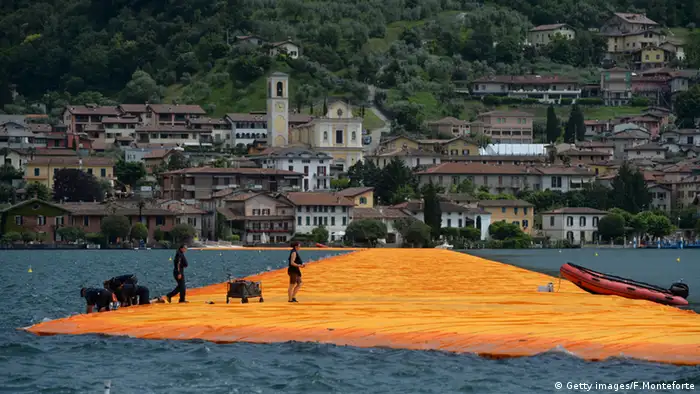The Floating Piers Christo Italien (Getty images/F.Monteforte)