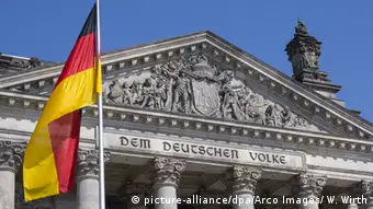 Deutscher Bundestag Deutschlandflagge