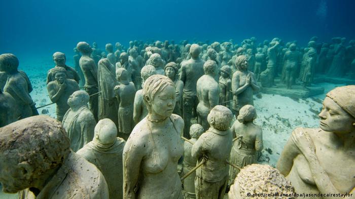 Подводная скульптура, Лансароте
