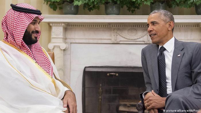 USA Obama trifft Mohammed bin Salman 