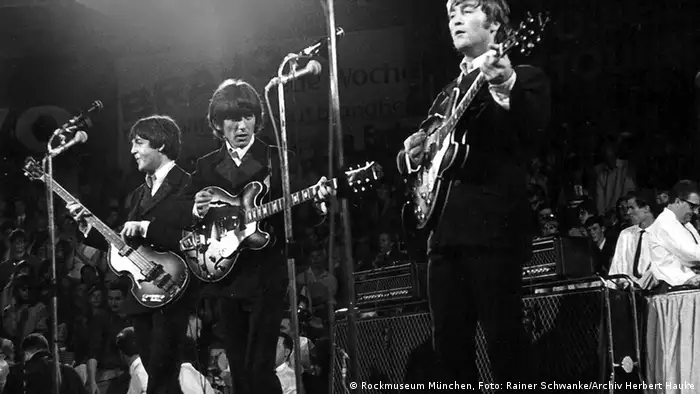 Die Beatles auf der Bühne des Circus Krone (Foto: Archiv Herbert Hauke)