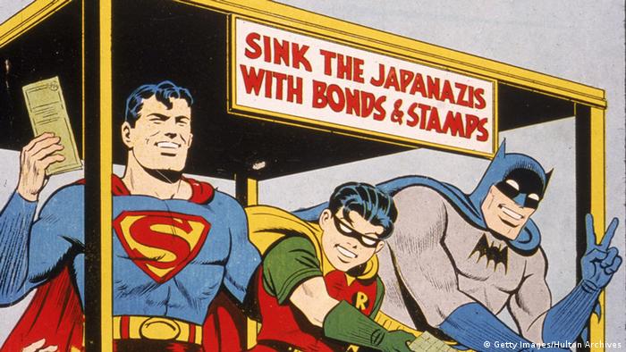 Auf diesem Deckblatt der World's Finest DC Comics sind Batman, Superman und Robin auf dem Cover zu sehen. 