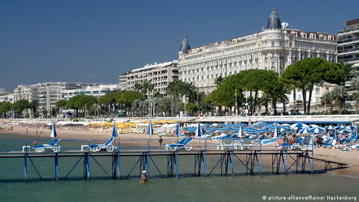 Frankreich Cannes Strand