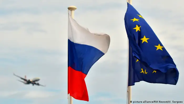 Symbolbild Beziehungen EU - Russland