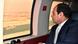 A handout picture provided by the Office of the Egyptian Presidency shows the Egyptian President, Abdel Fattah al-Sisi, gazing out of a window at the new extension to the Suez Canal, Egypt A handout picture provided by the Office of the Egyptian Presidency shows the Egyptian President, Abdel Fattah al-Sisi, gazing out of a window at the new extension to the Suez Canal, Egypt