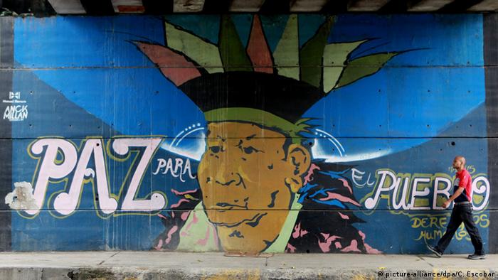 Kolumbien Cali Wandbild Frieden FARC