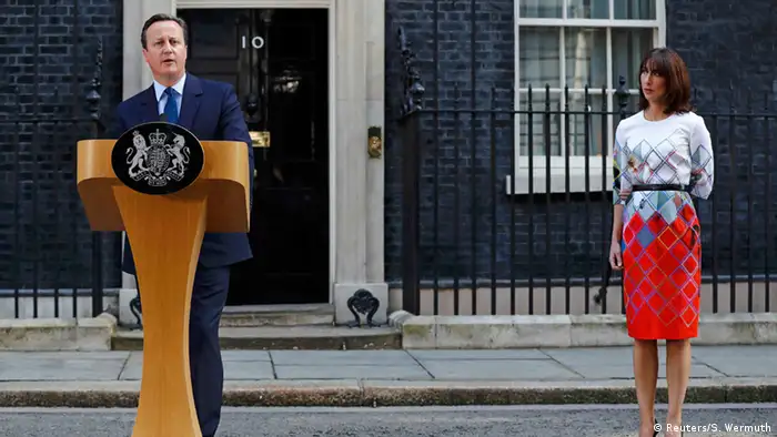Großbritanien Cameron kündigt Rücktritt an