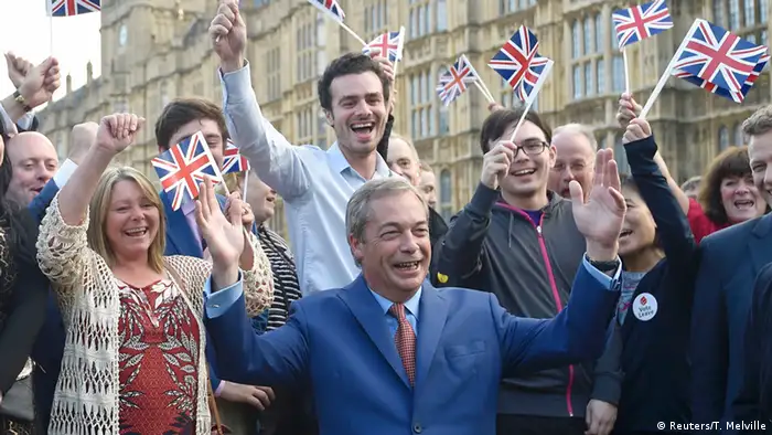 Brexit Reaktionen Nigel Farage (Foto: Reuters)