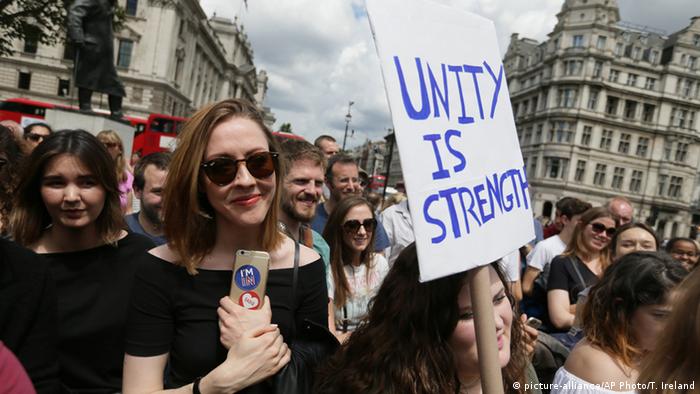 Großbritannien Brexit Protest in London