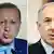 Recep Tayyip Erdogan (izqda.) y Benjamío Netanyahu.