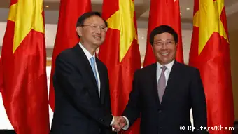 Vitenam Hanoi Yang Jiechi trifft Vietnams vizepremierminister Pham Binh Minh